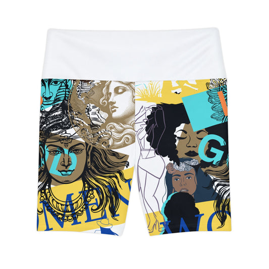 God Woman Biker Shorts
