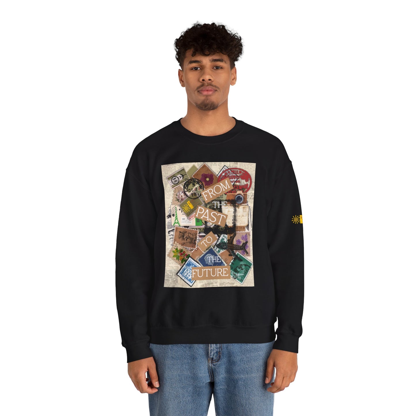 Past to Future Crewneck Sweatshirt - Unisex Heavy Blend