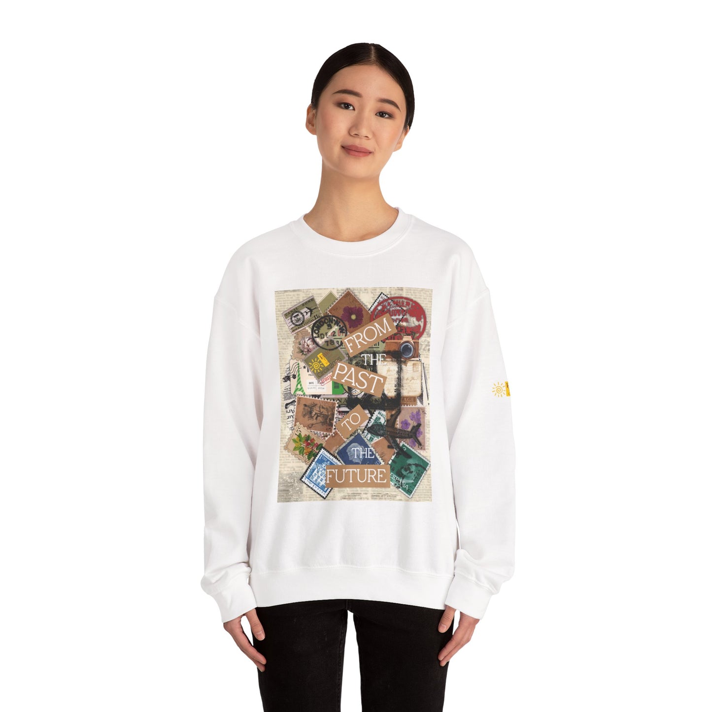 Past to Future Crewneck Sweatshirt - Unisex Heavy Blend