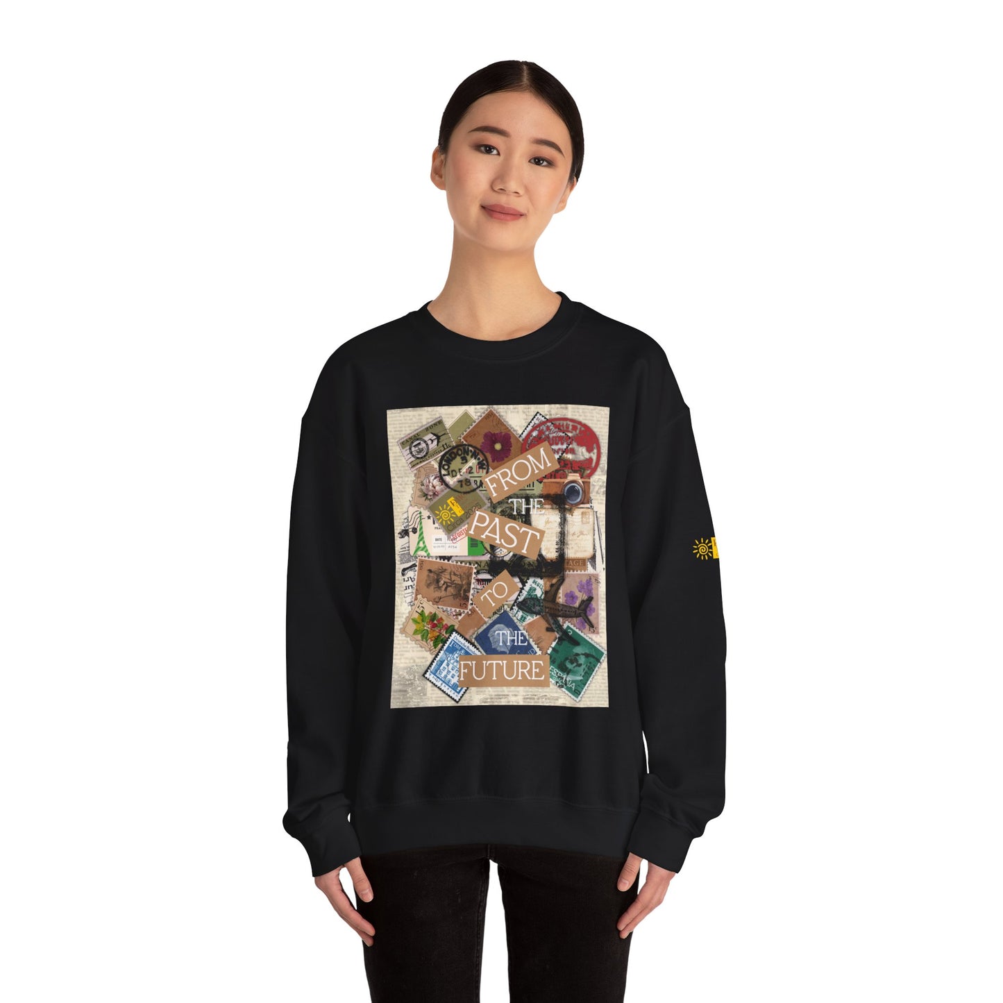Past to Future Crewneck Sweatshirt - Unisex Heavy Blend